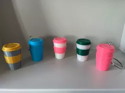 Coffee Cup Keyring