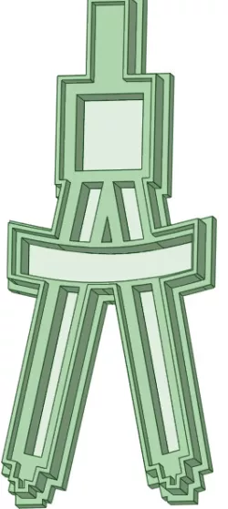Compas cookie cutter