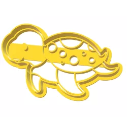 Cortante tortuga 8cm cookie cutter fondant galletita mar turtle