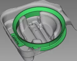 CR scan lizard cable loop
