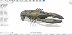 Craw Mold for Silicone Soft Bait