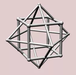 Cube with Dual Octahedron