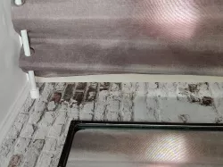 curtain rod support
