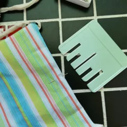 Cutting and folding template