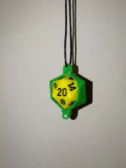 D20 Holder Keychain