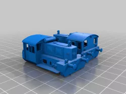 DB KOF II Köf II locomotive adaptation to TT scale