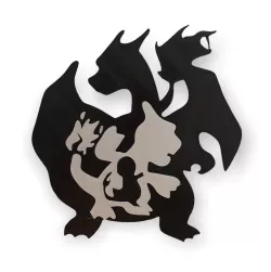 Deco Pokemon - Charmander - Charmeleon - Charizard