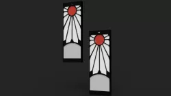 Demon Slayer - Tanjiro Kamado's Hanafuda Earrings