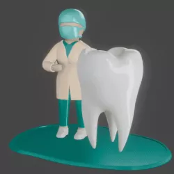 Dentist Tooth Pot STL (in colors)