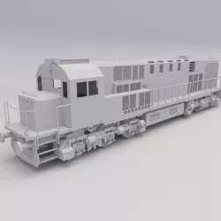 Diesel Locomotive PRINTABLE Train 3D Digital STL File