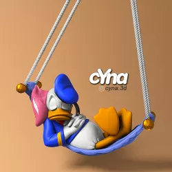 Donald Duck Sleeping