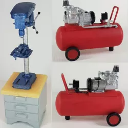 drill + compressor scale 1:14