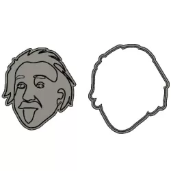 Einstein cookie cutter