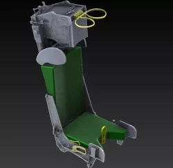 Ejection Seat Martin Baker MK7 STL FILES ONLY 3D F14 Tomcat