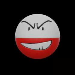 ELECTRODE - FAN ART - POKEMON FIGURINE - 3D PRINT MODEL