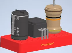 Electronic components organizer