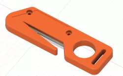 Emergency line cutter for scuba divers