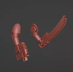Exo Armour Close Combat Arms