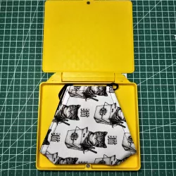 Fabric and FFP2 (and smaller) facemask cover
