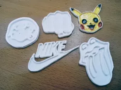 fabric button pins x 5 und