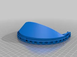 Face shield mask model 2 for smaller 3D printers