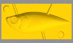Fishing lure mold
