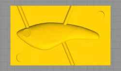 Fishing lure mold