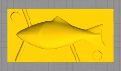 Fishing lure mold