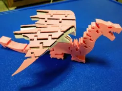 Flexi-Dragon with different head angle
