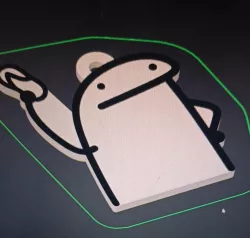 flork flip flop key ring