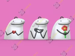 Flork Love (keychain 3D)