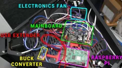 FLsun Super Racer Raspberry Pi mount / mainboard spacer