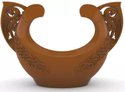 Folk Art Bowl 3D model
