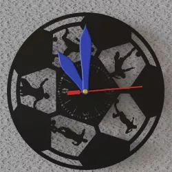 football wall clock