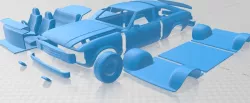 Ford Granada 3 Door EU 1972 Printable Car