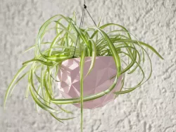 Geodesic Hanging Planter Pot