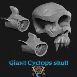 Giant Cyclops Skull