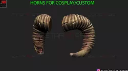 Goat Horns - Satan Horns 3D print model