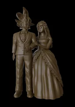 Goku and Chichi