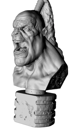 Goro`s bust/STL 3D printable.