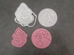 Grinch stamp and cutter set
