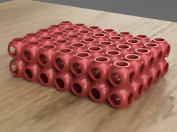 Gyroid soap holder