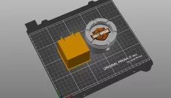Harley Davidson Piston Ashtray Multimaterial