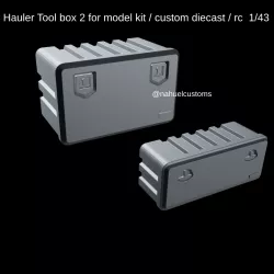 Hauler Tool box 2 for model kit / custom diecast / rc  1/43