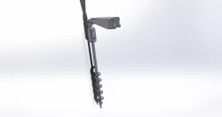 Hitachi zx250 auger with arm