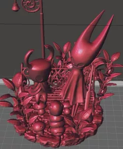 Hollow Knight and Hornet Diorama