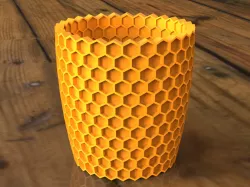 Honeycomb Pen Holder #2
