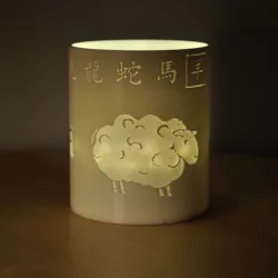 Horoscope Tealight Cover Goat