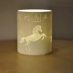 Horoscope Tealight Cover Horse