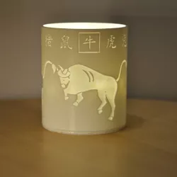 Horoscope Tealight Cover Ox